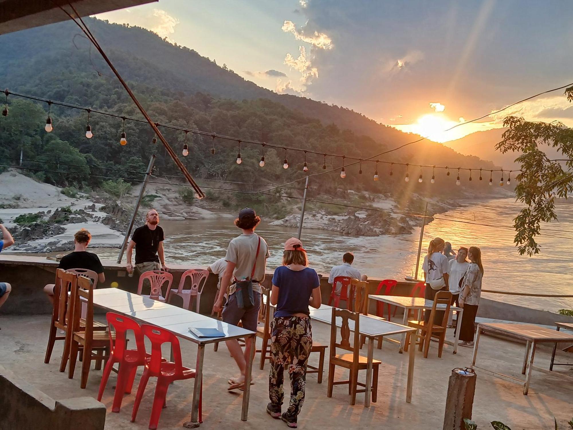 Villa Mekong Guesthouse Muang Pakbèng المظهر الخارجي الصورة