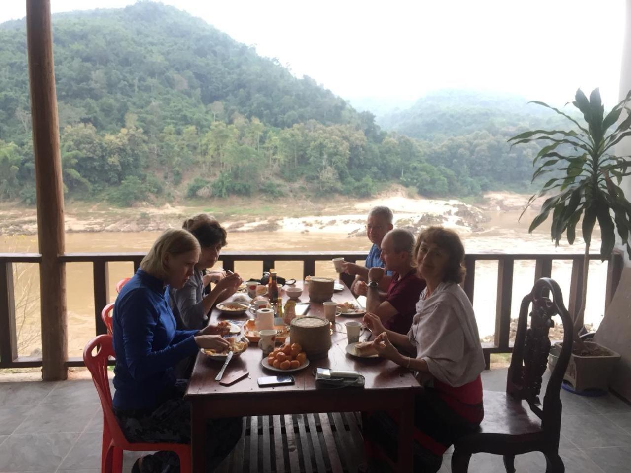 Villa Mekong Guesthouse Muang Pakbèng المظهر الخارجي الصورة