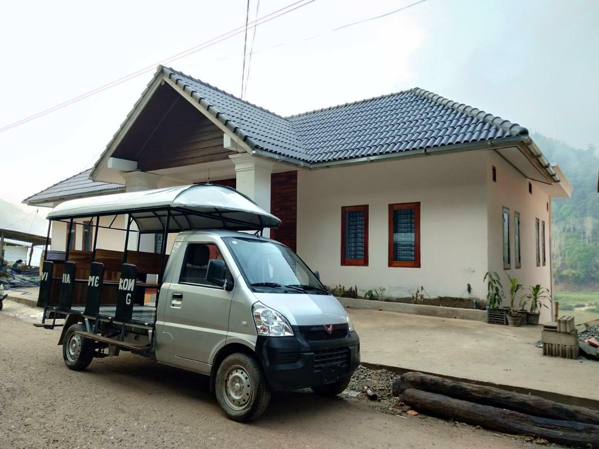 Villa Mekong Guesthouse Muang Pakbèng المظهر الخارجي الصورة